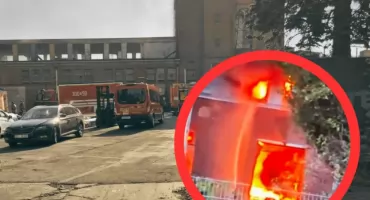 Pożar w zakładzie recyklingu opon w Szczecinie. Strażacy szybko opanowali sytuację