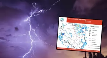 IMGW ostrzega przed burzami w Polsce. Silny wiatr, ulewy i ryzyko podtopień w wielu regionach