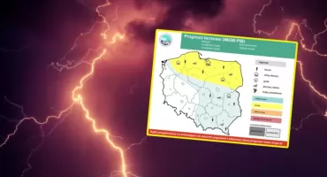 IMGW wydał ostrzeżenia przed burzami. Alerty dla 7 województw i ryzyko podtopień