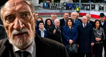 195. miesięcznica smoleńska. Kaczyński przy wieńcu, Macierewicz w sporze z demonstrantami