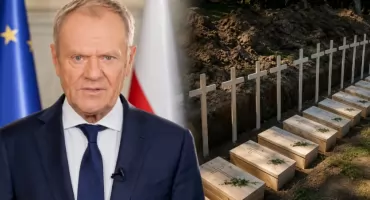 Mur Pamięci w Warszawie. Tusk zapowiada upamiętnienie ofiar wojen XX wieku w Ukrainie i zbrodni wołyńskiej