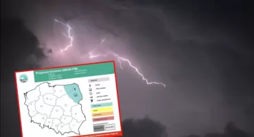 Prognoza pogody w Polsce na poniedziałek i wtorek. Burze i grad w kilku regionach